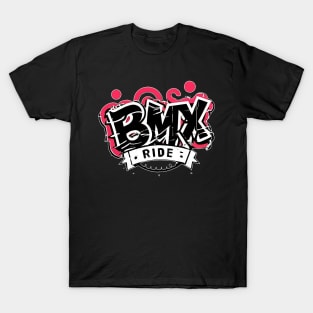 BMX Ride Graffiti for Men Women Kids and Bike Riders T-Shirt